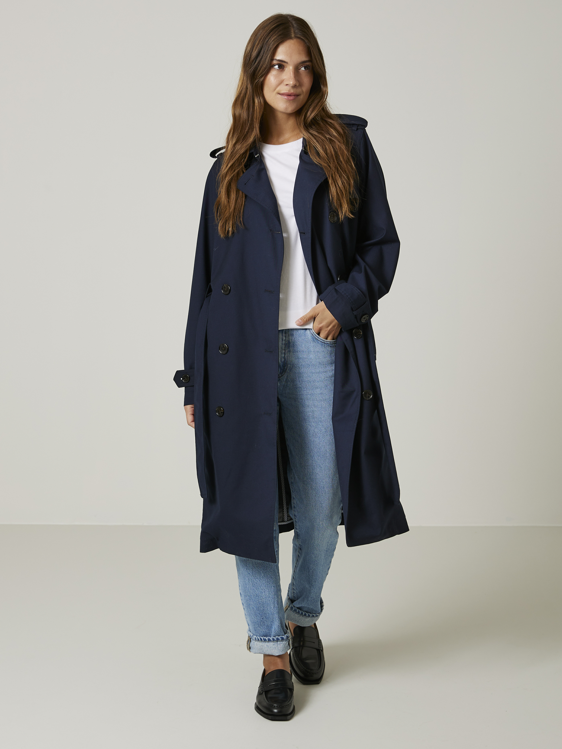 ジャケット・アウター Grace Long Trench Coat TORN TRENCH - TORN GREY – GRACE LING