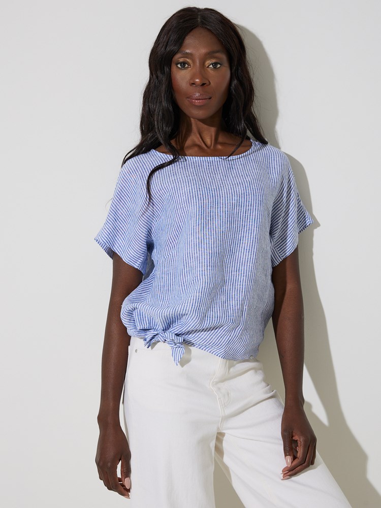Charlotta stripet bluse 7507091_ENQ-JEANPAUL-H24-Modell-Front_5115_Charlotta stripet bluse ENQ_Charlotta stripet bluse ENQ 7507091.jpg_Front