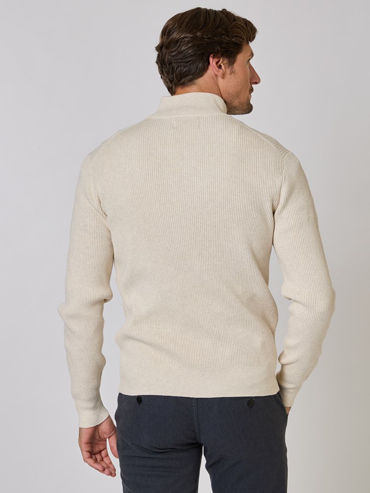 Birgir zip strikkegenser 7508582_S10-MRCAPUCHIN-A24-Modell-Back_chn=vic_509_Birgir zip strikkegenser S10 7508582.jpg_Back||Back