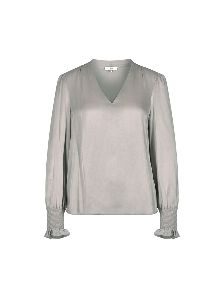 Samsaya satengbluse 7508721_I4I-BLU-A24-Front_Samsaya satengbluse I4I_Samsaya satengbluse I4I 7508721.jpg_Front||Front