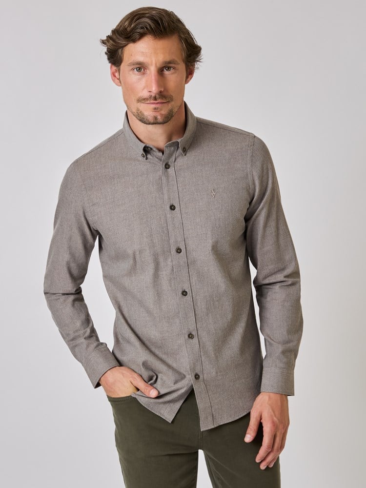 Flanell skjorte 7508775_AGP-VESB-A24-Modell-Front_chn=vic_2678_Flanell skjorte AGP_Flanell skjorte AGP 7508775.jpg_Front||Front