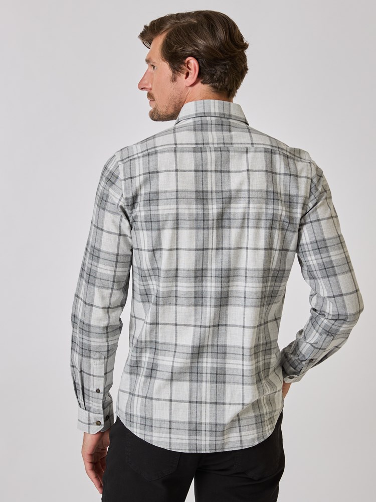 Flanell skjorte 7508775_IEY-VESB-A24-Modell-Back_chn=vic_6045_Flanell skjorte IEY_Flanell skjorte IEY 7508775.jpg_Back||Back
