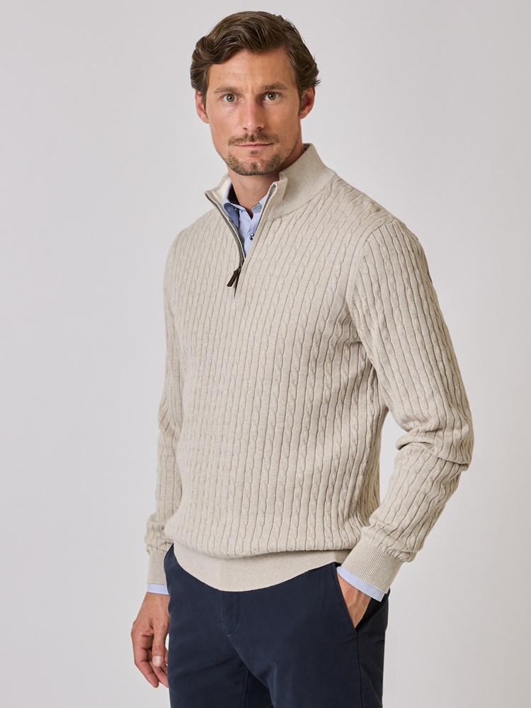 Easton kabel zip neck 7508825_I4C-VESB-A24-Modell-Front_chn=vic_8335_Easton kabel zip neck I4C_Easton kabel zip neck I4C 7508825.jpg_Front||Front