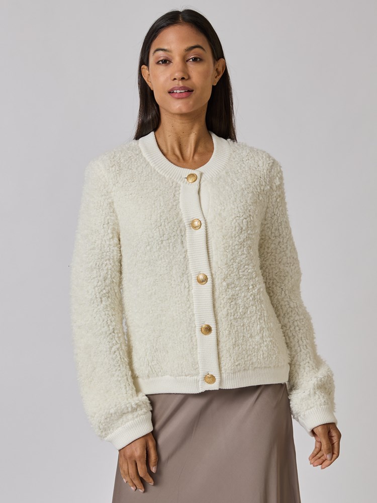 Savita bouclè cardigan 7508951_O79-BLU-A24-Modell-Front_chn=vic_604_Savita bouclè cardigan O79_Savita bouclè cardigan O79 7508951.jpg_Front||Front