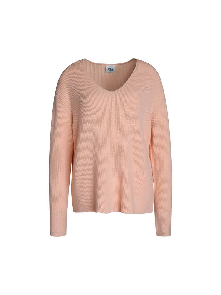 Molly v- hals genser 7510083_S54-BLU-S25-Front_6179_Molly v- hals genser S54_Molly v- hals genser S54 7510083.jpg_Front