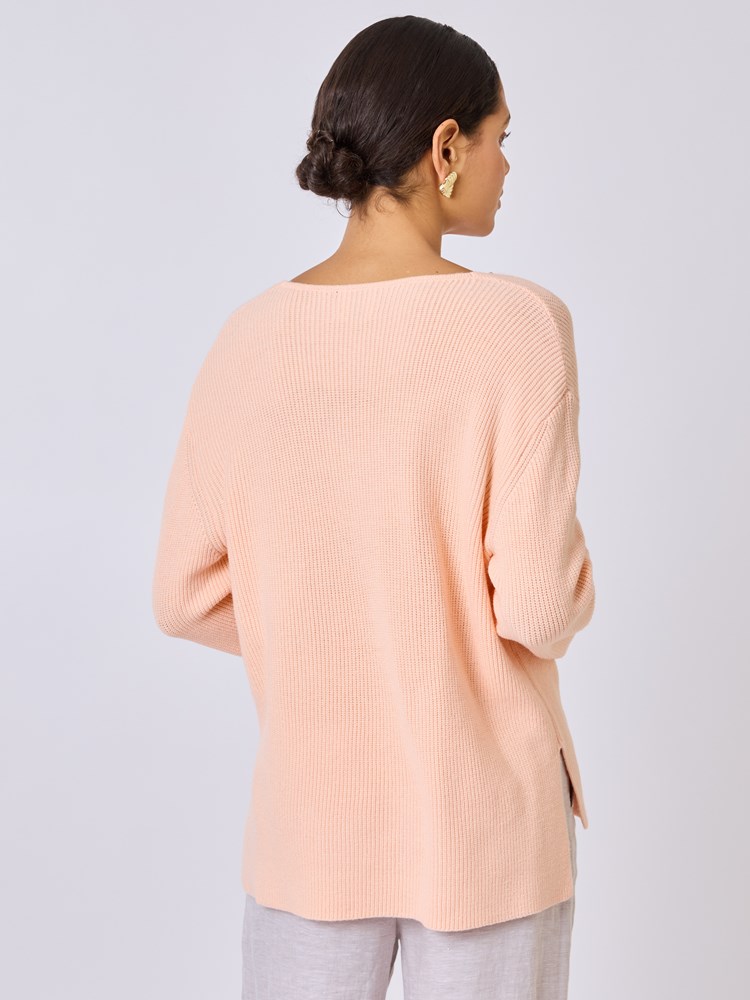 Molly v- hals genser 7510083_S54-BLU-S25-Modell-Back_chn=vic_6097_Molly v- hals genser S54_Molly v- hals genser S54 7510083.jpg_Back