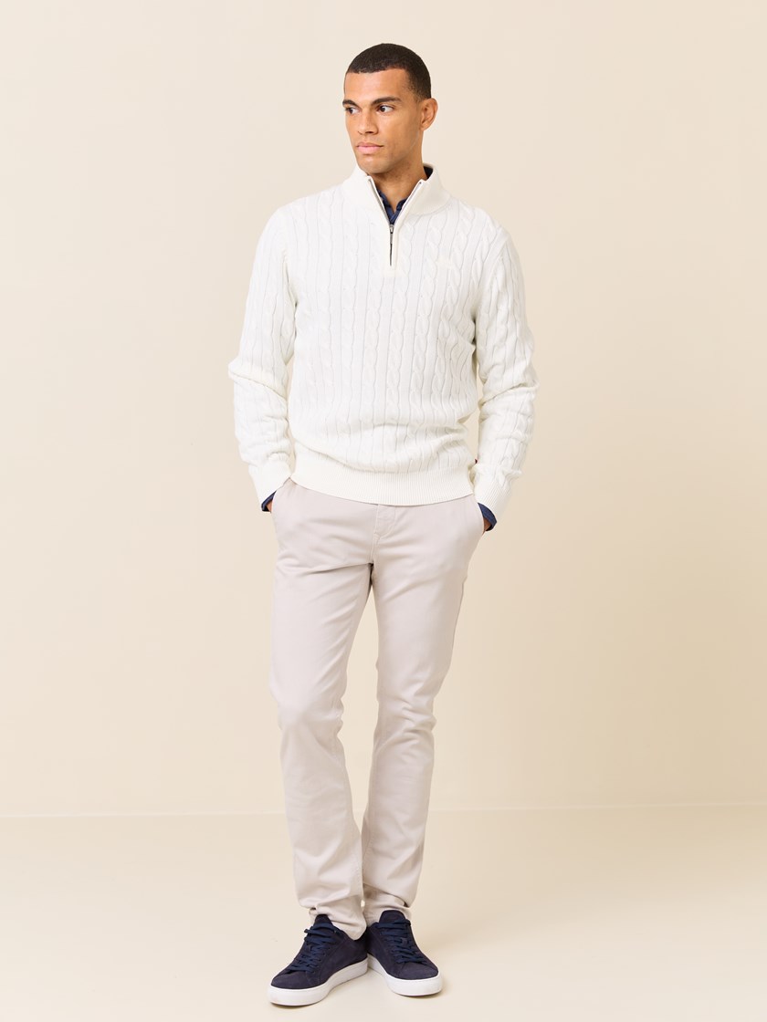 7510191 O79 7510191_O79-JEANPAUL-S25-Modell-Front_8003_Morton zipneck O79.jpg_Front||Front