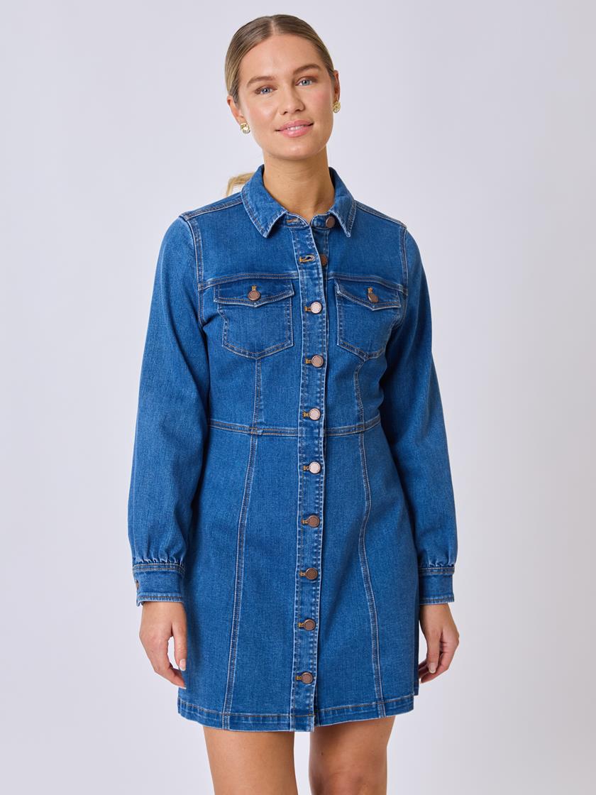 Bianca denim kjole DAA