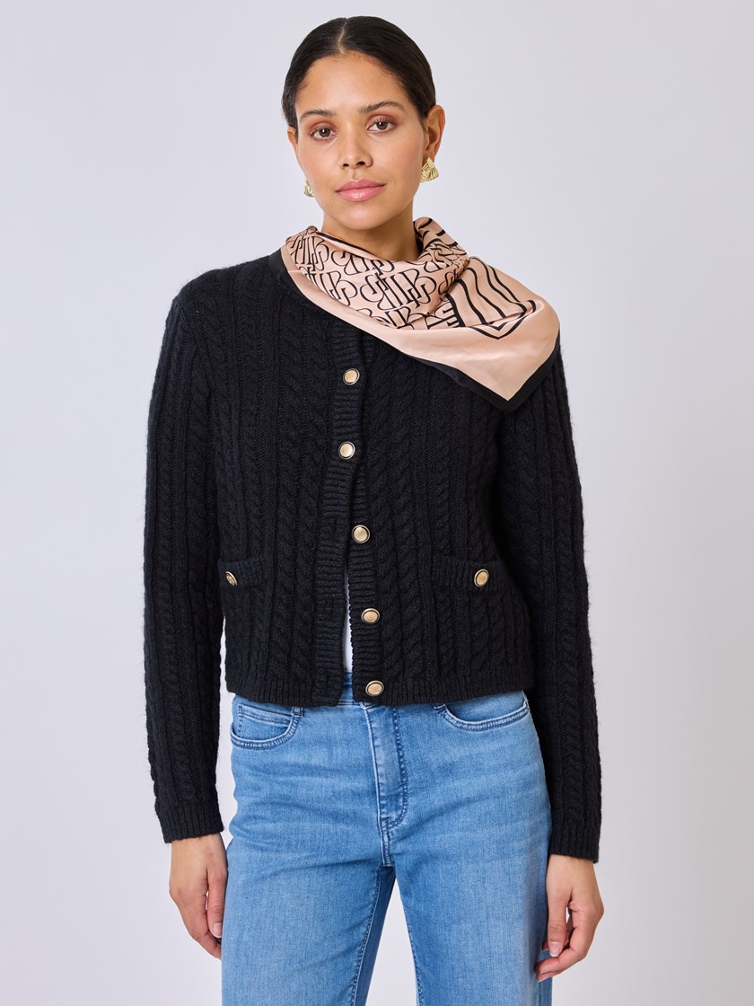 7510397 S54 7510397_S54-BLU-S25-Modell-Front_chn=vic_8405_Belice silkeskjerf S54.jpg_Front