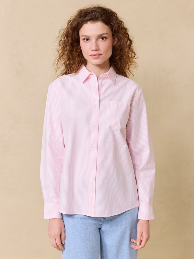 Caro stripet skjorte 7510403_MJW-JEANPAUL-S25-Modell-Front_3646_Caro stripet skjorte MJW_Caro stripet skjorte MJW 7510403.jpg_Front||Front