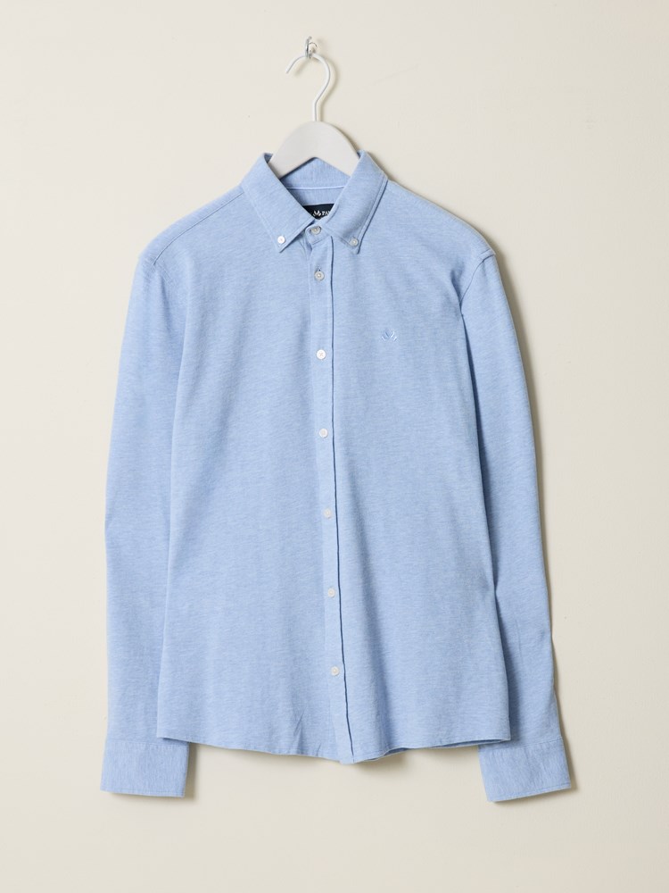 Dominique pique skjorte- Regular fit 7510467_ECO-JEANPAUL-S25-Front_505_Dominique pique skjorte_Dominique pique skjorte- Regular fit ECO 7510467.jpg_Front||Front