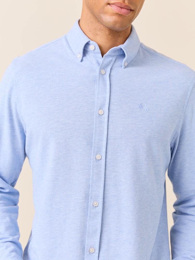 Dominique pique skjorte- Regular fit 7510467_ECO-JEANPAUL-S25-Modell-Front_6268_Dominique pique skjorte- Regular fit ECO_Dominique pique skjorte- Regular fit ECO 7510467.jpg_Front