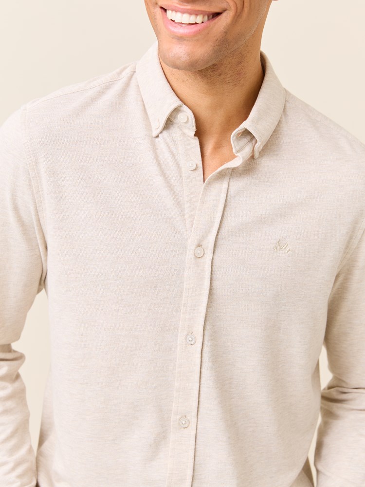 Dominique pique skjorte- Regular fit 7510467_I4C-JEANPAUL-S25-Modell-Front_3061_Dominique pique skjorte- Regular fit I4C_Dominique pique skjorte- Regular fit I4C 7510467.jpg_Front