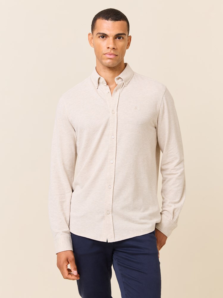 Dominique pique skjorte- Regular fit 7510467_I4C-JEANPAUL-S25-Modell-Front_3974_Dominique pique skjorte- Regular fit I4C_Dominique pique skjorte- Regular fit I4C 7510467.jpg_Front