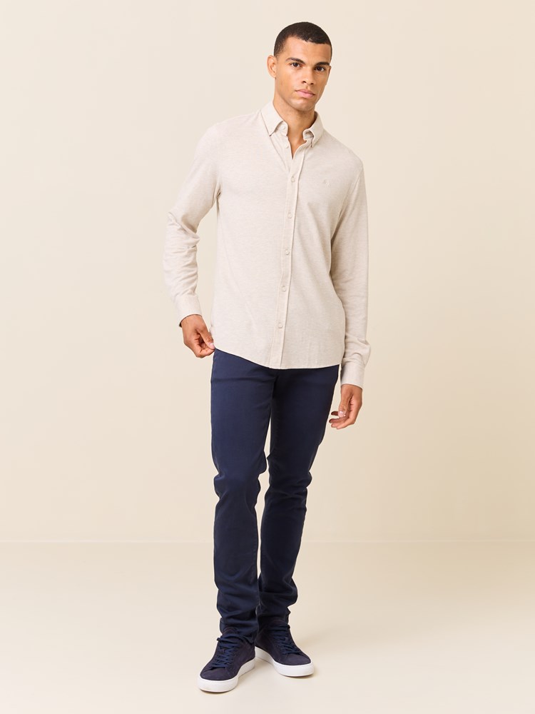 Dominique pique skjorte- Regular fit 7510467_I4C-JEANPAUL-S25-Modell-Front_6389_Dominique pique skjorte- Regular fit I4C_Dominique pique skjorte- Regular fit I4C 7510467.jpg_Front