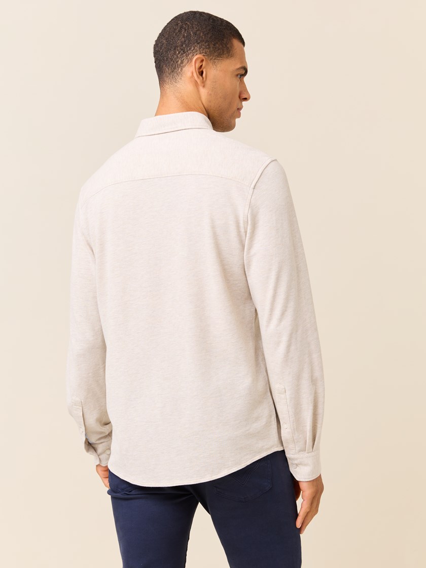 7510467 I4C 7510467_I4C-JEANPAUL-S25-Modell-Front_6496_Dominique pique skjorte- Regular fit I4C.jpg_Front