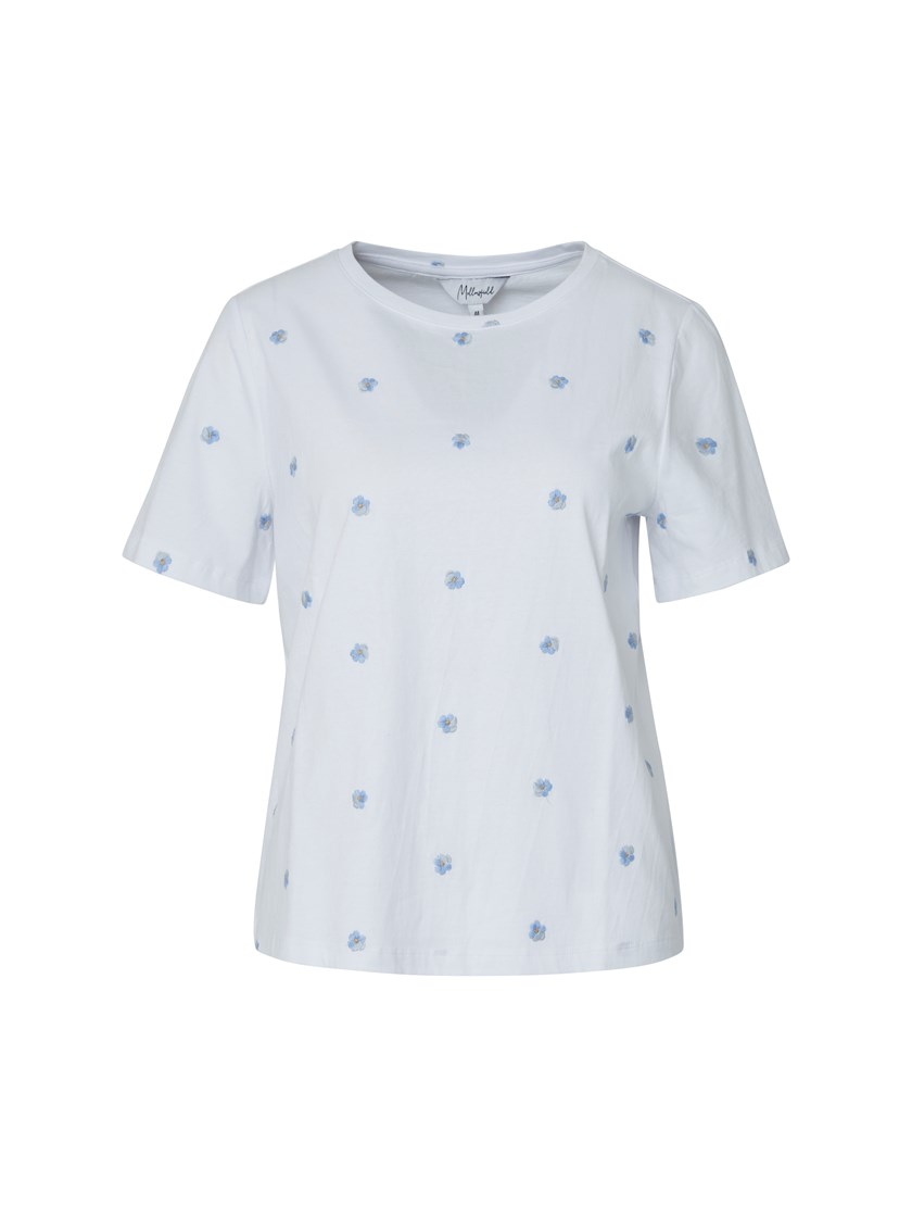 7510720 EO6 7510720_EO6-MELL-S25-Front_9761_Meadow brodert t-skjorte EO6.jpg_Front