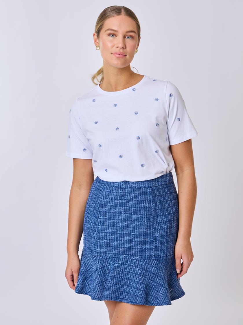 Meadow brodert t-skjorte EO6