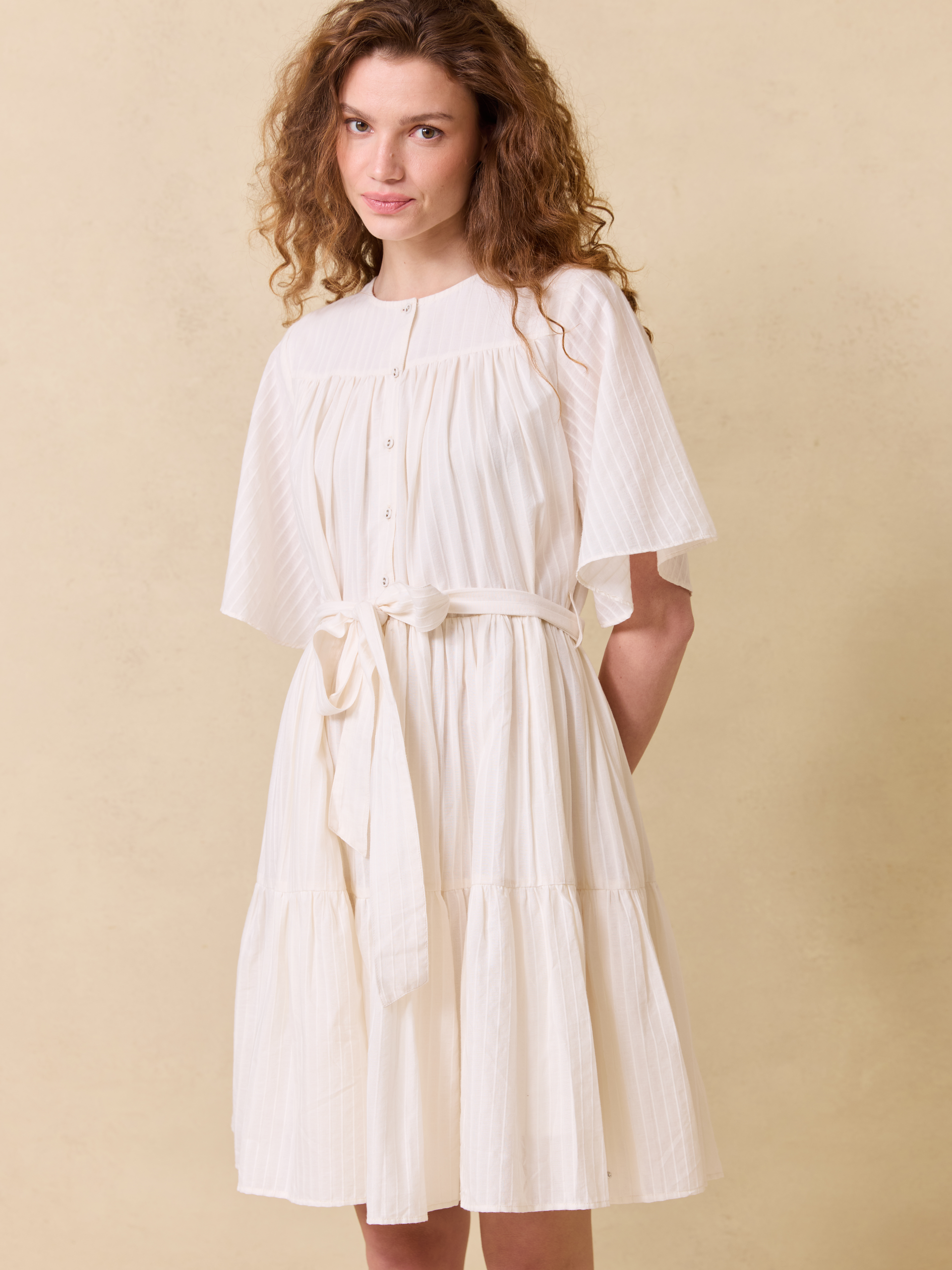 Miranda kjole Antique White | VIC