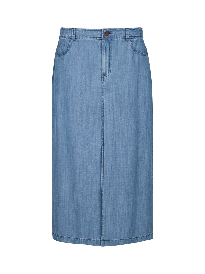 7511194 ECL 7511194_ECL-MELL-H25-Front_2201_Martine midi skjørt ECL.jpg_Front||Front