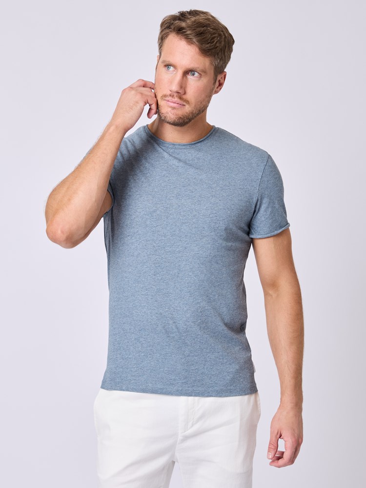 Alfredo melert t-skjorte 7511352_S62-MRCAPUCHIN-H25-Modell-Front_chn=vic_6094_Alfredo melert t-skjorte S62_Alfredo melert t-skjorte S62 7511352.jpg_Front||Front