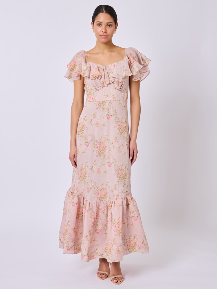 Bella maxi kjole 7511811_MGR-BLU-H25-Modell-Front_chn=vic_4420_Bella maxi kjole MGR 7511811.jpg_Front||Front