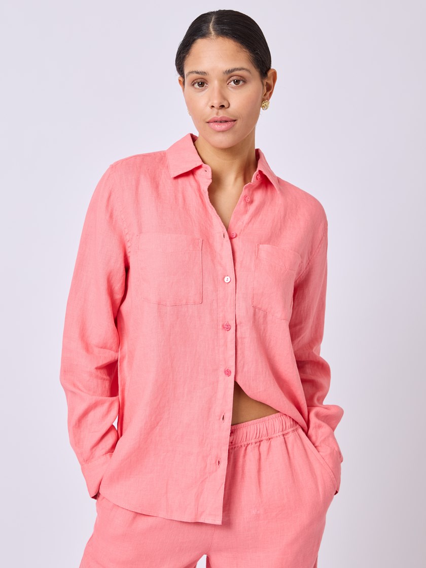 7511822 MQL 7511822_MQL-BLU-H25-Modell-Front_chn=vic_1340_Tula linskjorte MQL.jpg_Front||Front