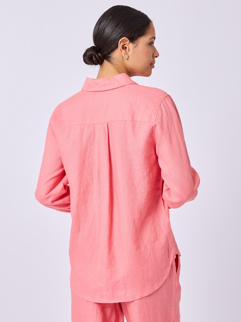 7511822 MQL 7511822_MQL-BLU-H25-Modell-Front_chn=vic_4889_Tula linskjorte MQL.jpg_Front||Front