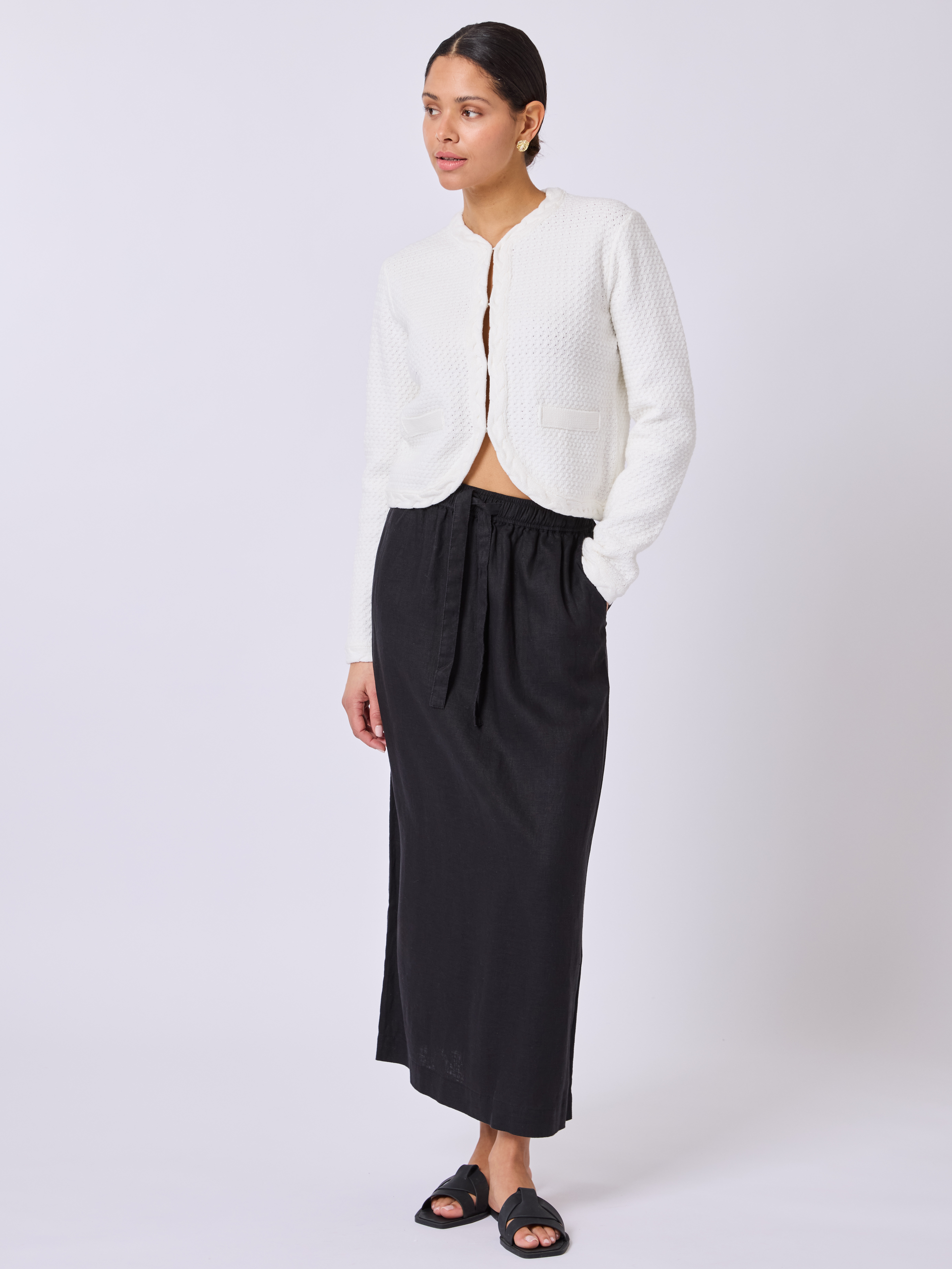 Adele cardigan Marshmallow | VIC