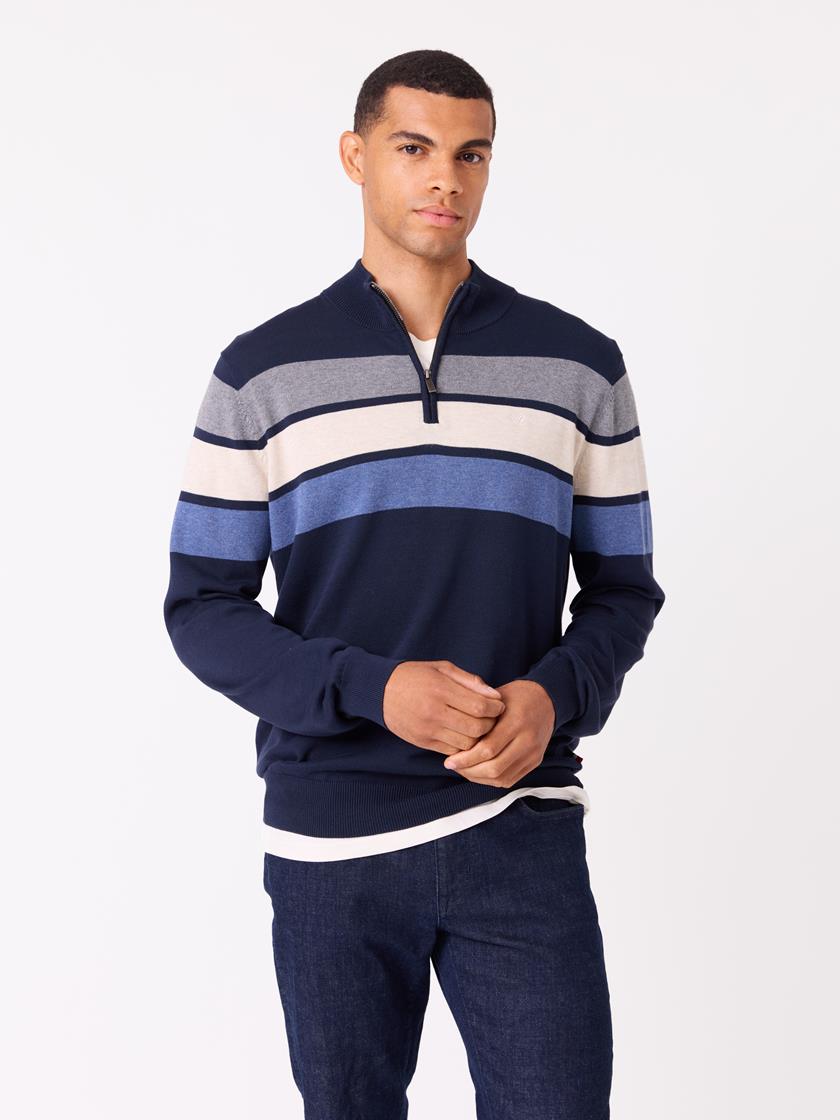 Gerard stripet zipneck EM6