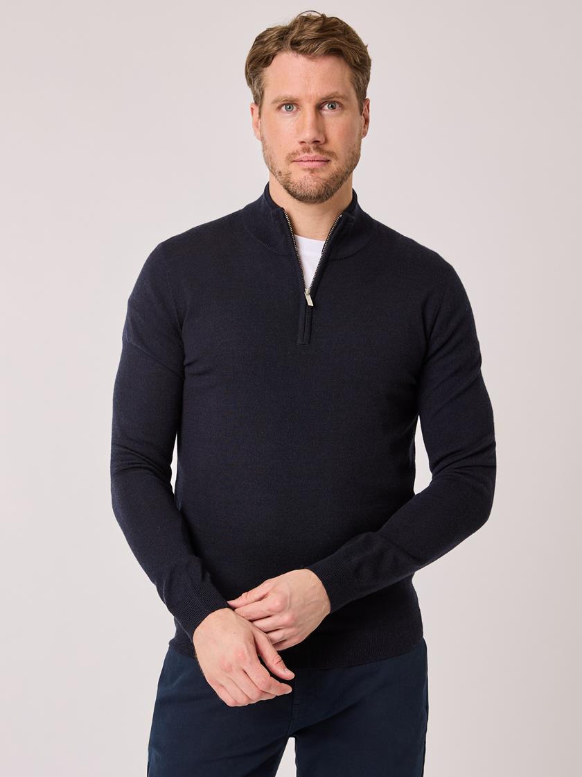Ledger merino zip neck EGC