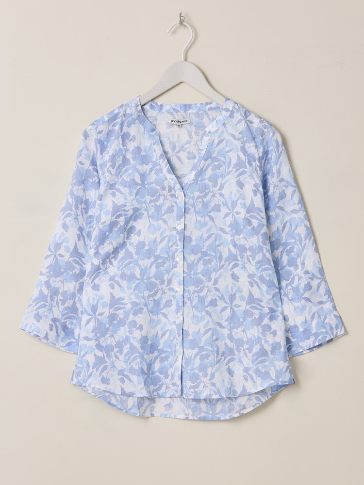 Lucia printet linbluse 7512143_O68-JEANPAUL-H25-Front_8842_Lucia printet linbluse O68_Lucia printet linbluse O68 7512143.jpg_Front||Front