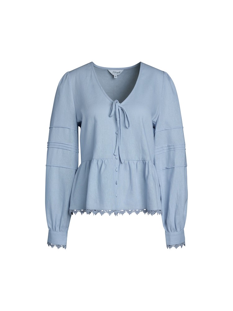 Marie peplumbluse 7512699_I3K-MELL-A25-Front_8209_Marie peplumbluse I3K.jpg_Front||Front