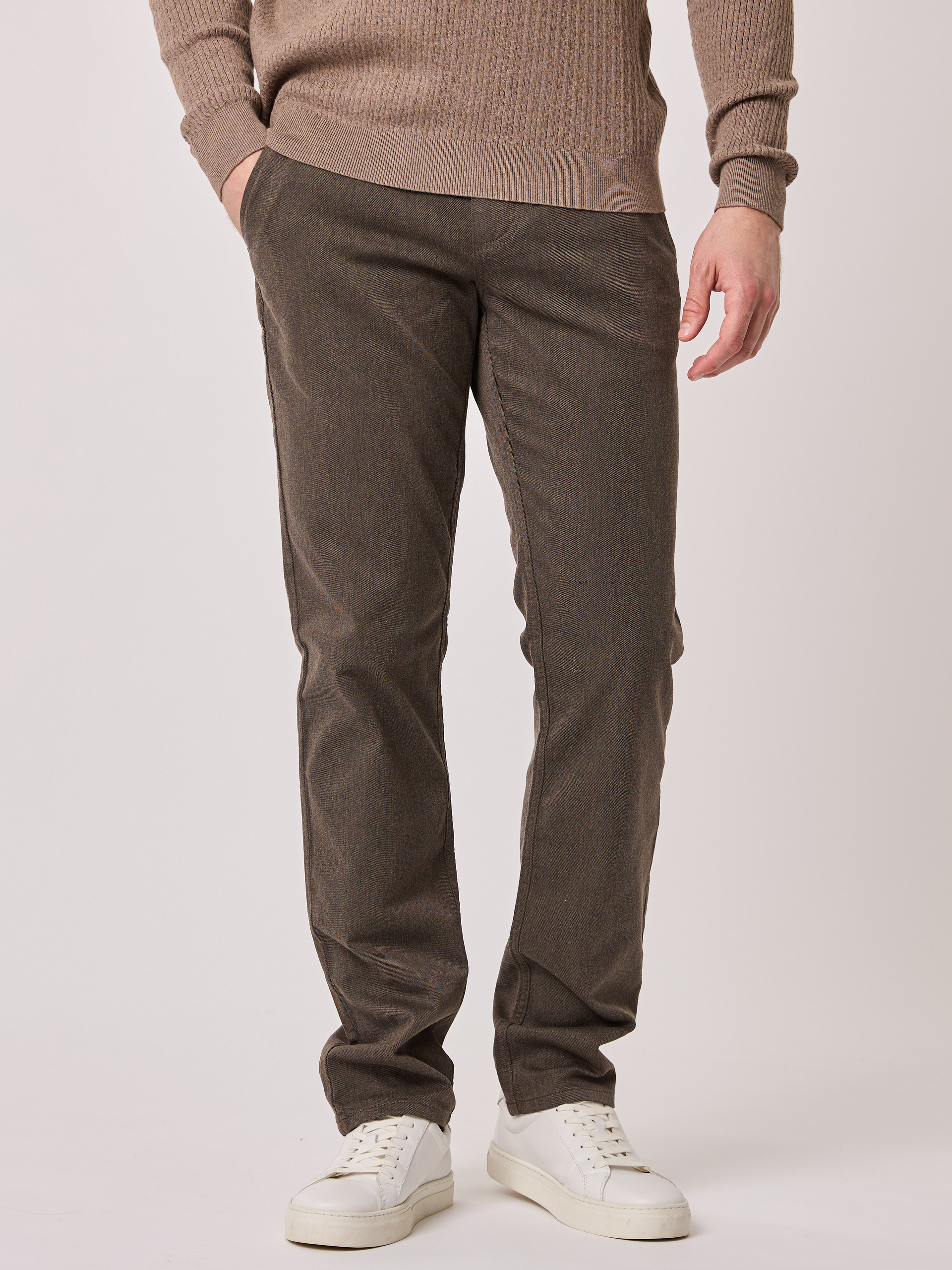 Regular melange chino After Dark | VIC