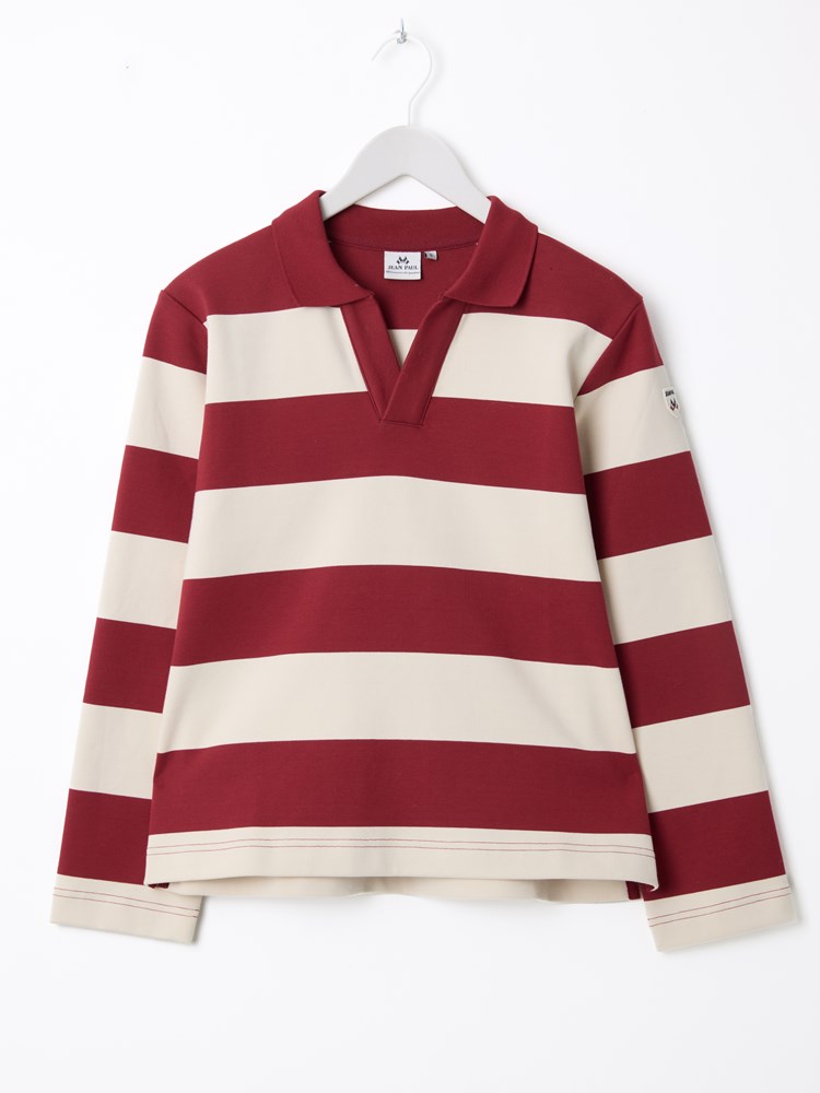 Lya stripet pologenser 7513063_KB0-JEANPAUL-W25-Front_6087_Lya genser KB0_Lya stripet pologenser KB0_Lya stripet pologenser KB0 7513063.jpg_Front||Front