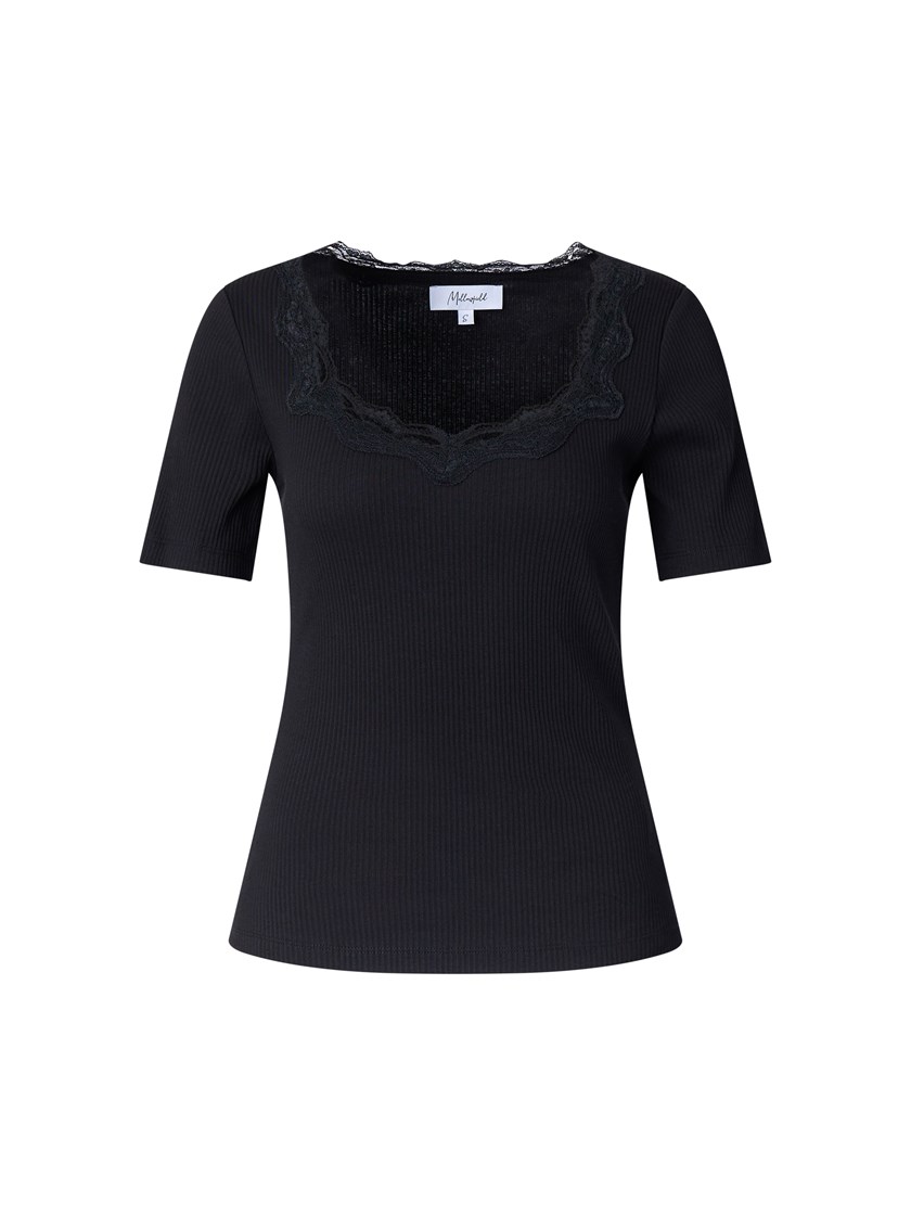 7513264 ID2 7513264_ID2-MELL-A25-Front_3522_Poppy t-skjorte ID2.jpg_Front||Front