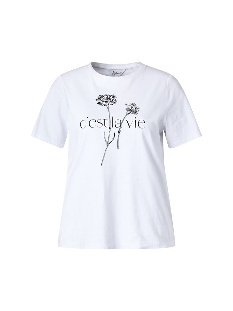 La Vie t-skjorte 7513267_O68-MELL-A25-Front_2601_La Vie t-skjorte O68_La Vie t-skjorte O68 7513267.jpg_Front||Front