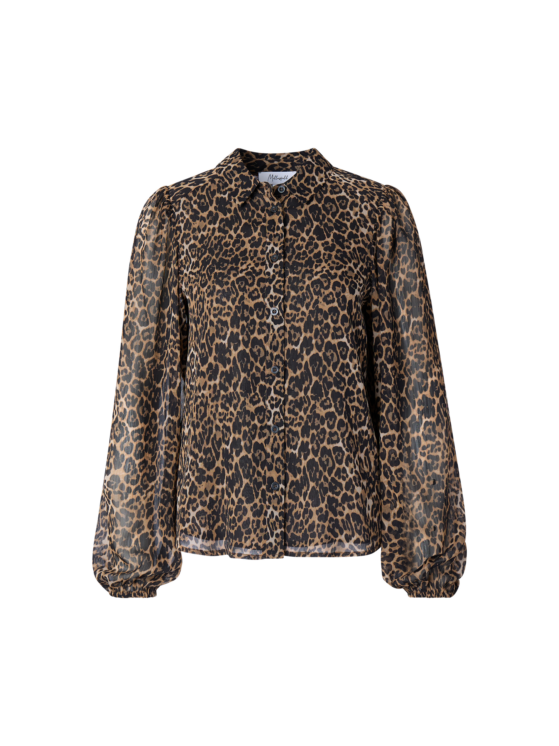 Brielle chiffon bluse Chocolate Brown | VIC