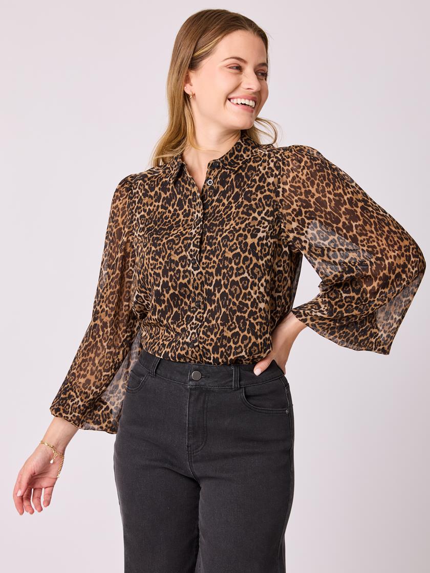 Brielle chiffon bluse AIJ