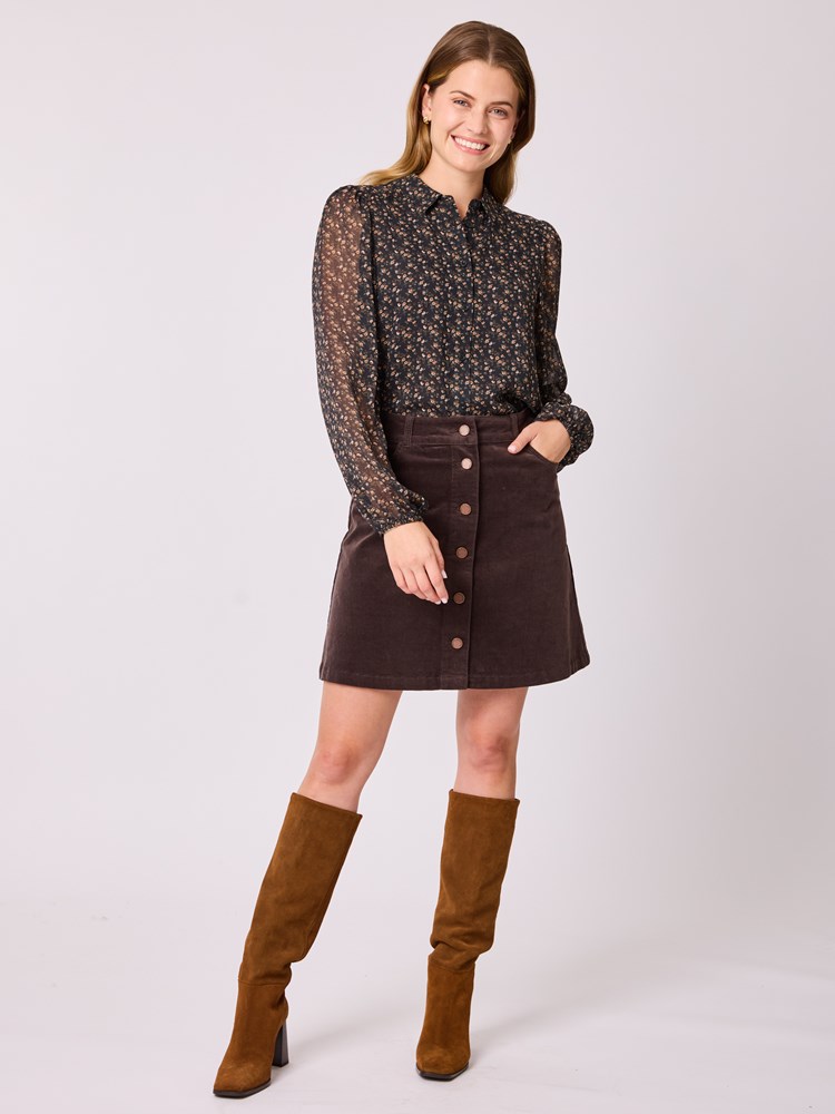 Brielle chiffon bluse 7513293_ID2-MELL-A25-Modell-Front_chn=vic_6030_Brielle chiffon bluse ID2_Brielle chiffon bluse ID2 7513293.jpg_Front||Front