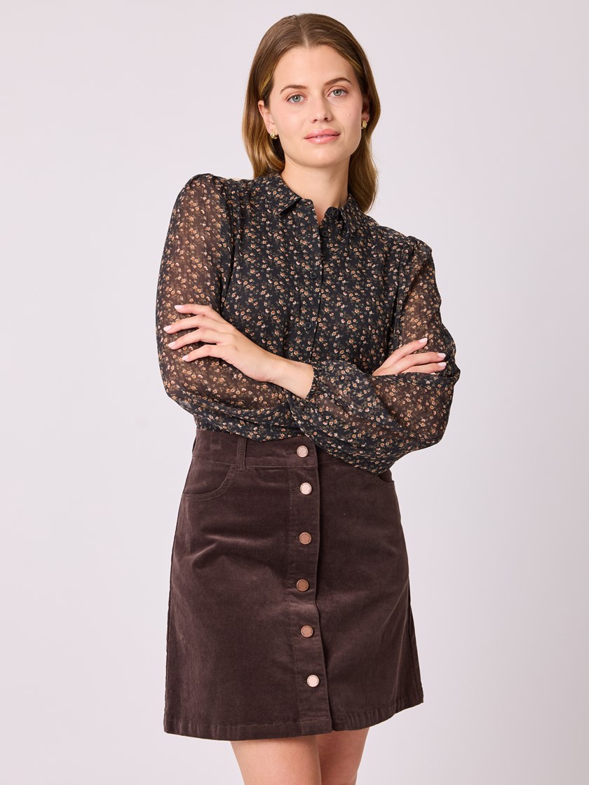 7513293 ID2 7513293_ID2-MELL-A25-Modell-Front_chn=vic_7218_Brielle chiffon bluse ID2.jpg_Front||Front
