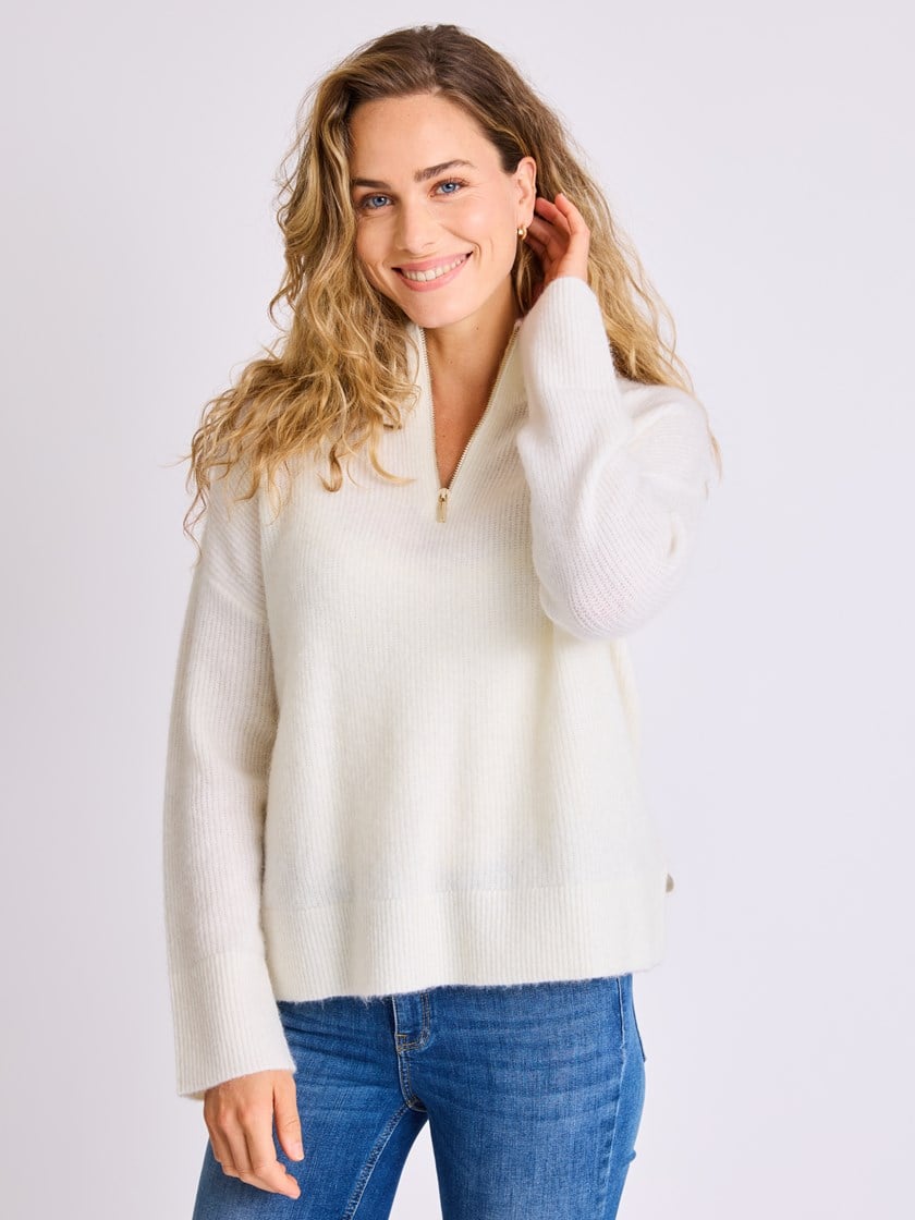 7513555 O79 7513555_O79-MELL-W25-Modell-Front_chn=vic_7184_Bianca zip-genser O79.jpg_Front