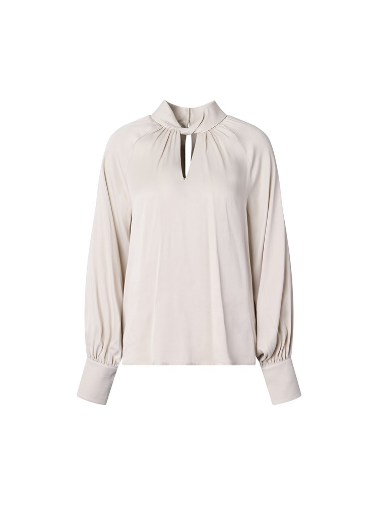 Gina bluse 7513559_MGE-BLU-W25-Front_9855_Gina bluse MGE.jpg_Front||Front