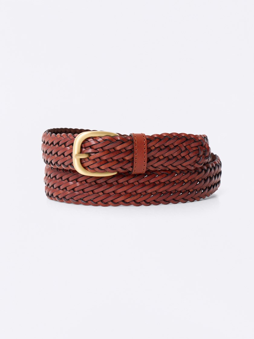 7513804 AHR 7513804_AHR-JEANPAUL-NOS-Front_8999_Cannes flettet skinnbelte_Cannes flettet skinnbelte AHR.jpg_Front||Front