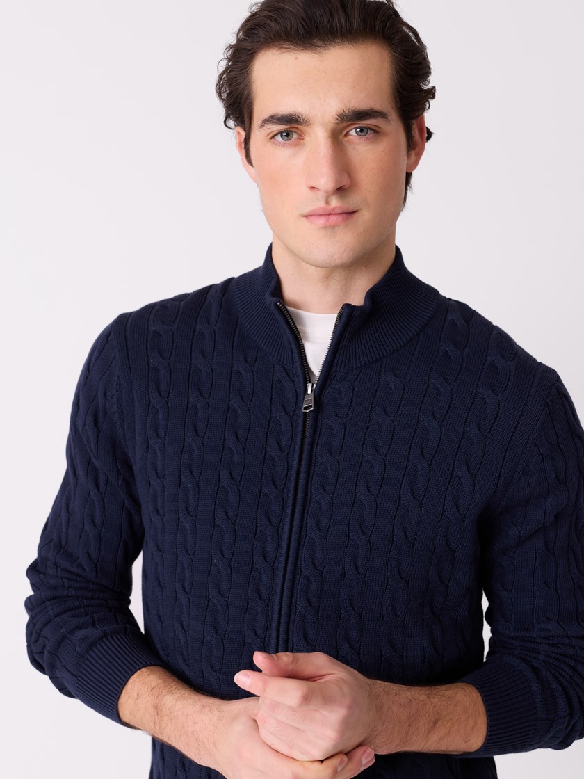 7513897 EM6 7513897_EM6-JEANPAUL-S26-Modell-Front_6629_Michel cardigan EM6.jpg_Front