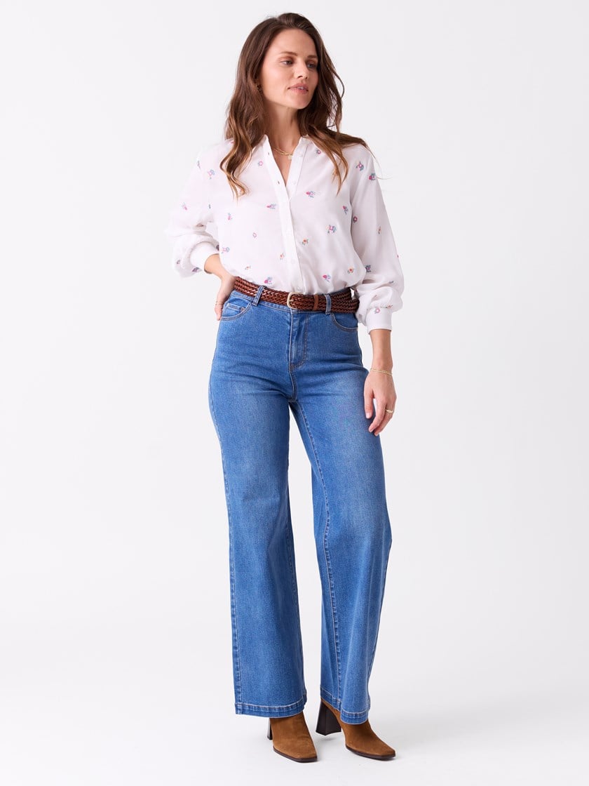 7514202 O79 7514202_O79-MELL-S26-Modell-Front_chn=vic_8221_Flora skjorte O79.jpg_Front||Front