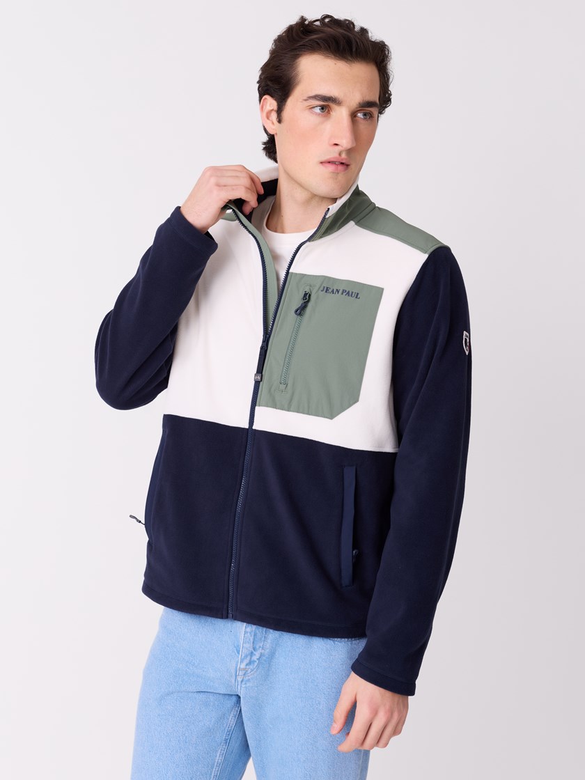7514235 EM6 7514235_EM6-JEANPAUL-S26-Modell-Front_4030_Charlie fleecejakke EM6.jpg_Front||Front
