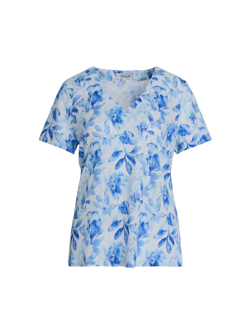 7514496 ECU 7514496_ECU-MELL-H26-Front_5831_Linnea mønstret t-skjorte ECU_Linnea mønstret t-skjorte ECU 7514496.jpg_Front