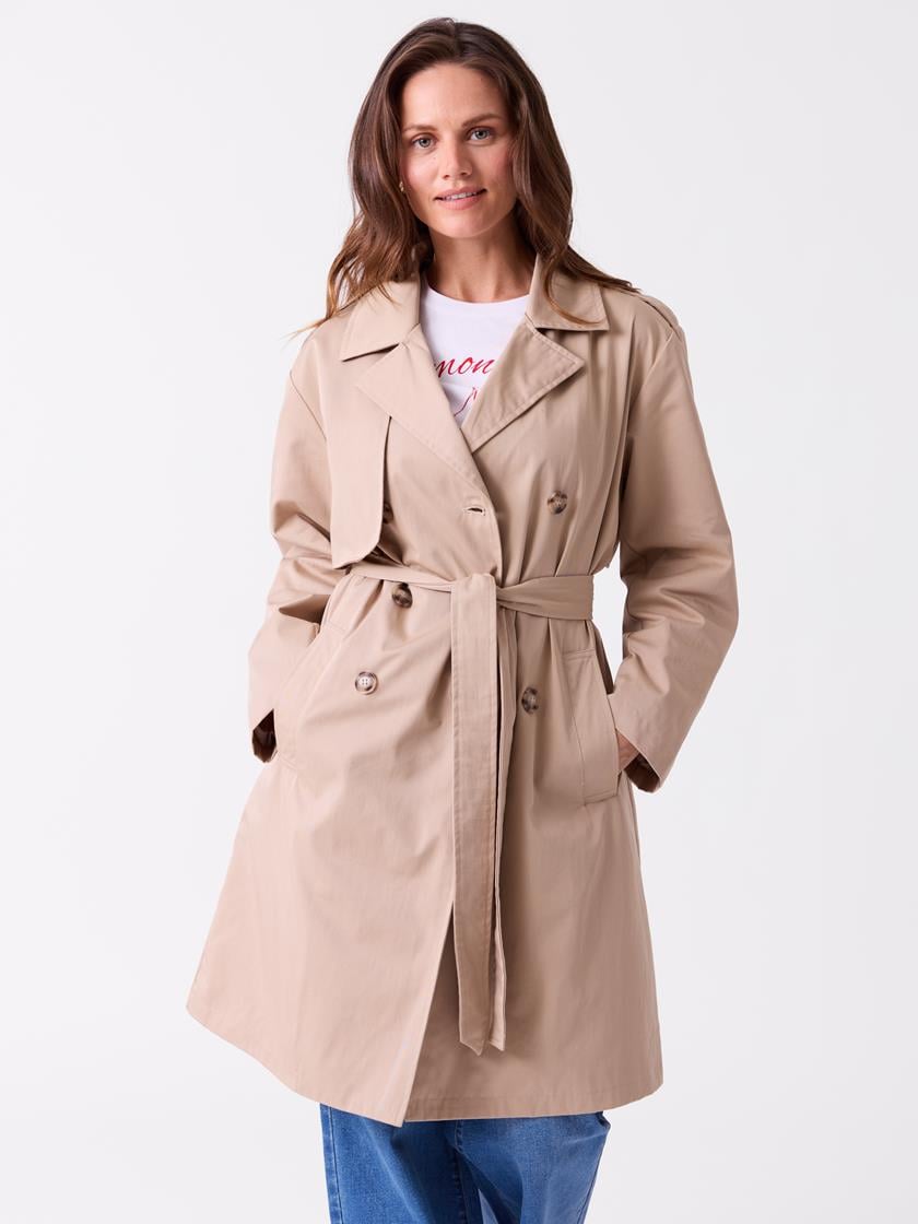 Lana midi trench AM2