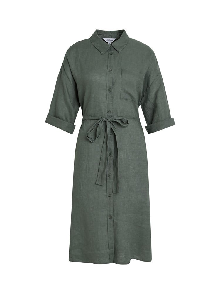 Louise linskjortekjole 7514564_GTE-MELL-H26-Front_8675_Louise linskjortekjole GTE.jpg_Front